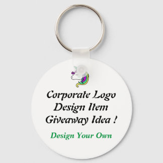 Basic Button Keychain