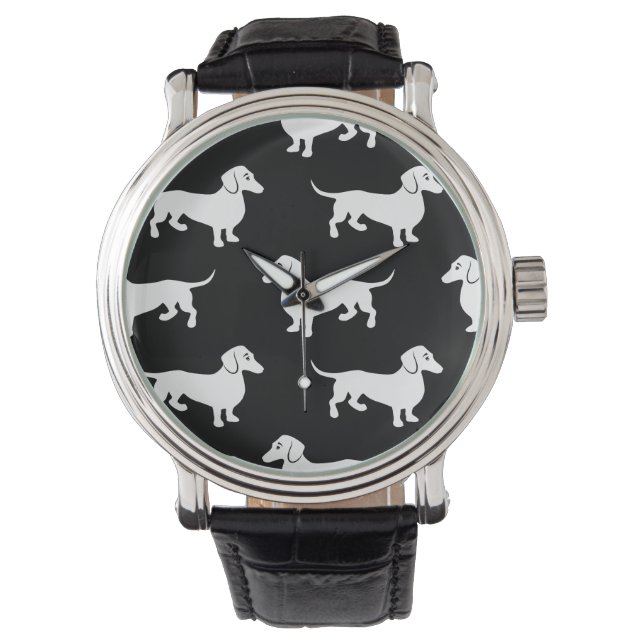 Basic Dachshund Pattern Watch (Front)