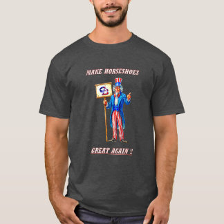 Basic Dark HorseShoe Pitching Tee