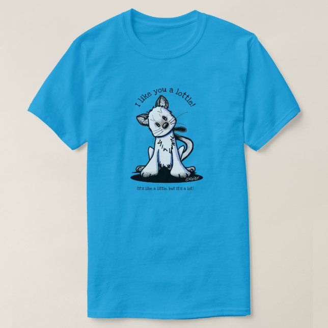 Basic Dark SIamese Kitten Mens T-shirt (Design Front)