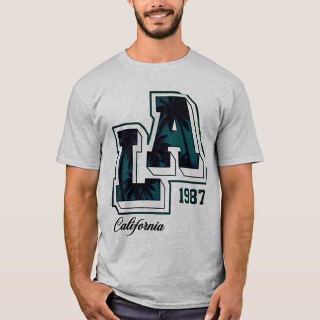 Basic Dark T-Shirt California 1987 (Front)