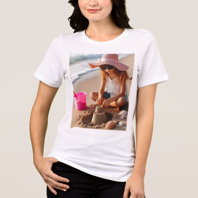 Basic Dark T-Shirt Tri-Blend Shirt (Front)