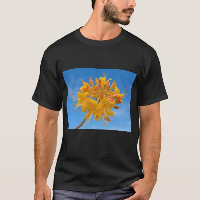 Basic Dark T-Shirt with Florida Flame Azalea (Front)