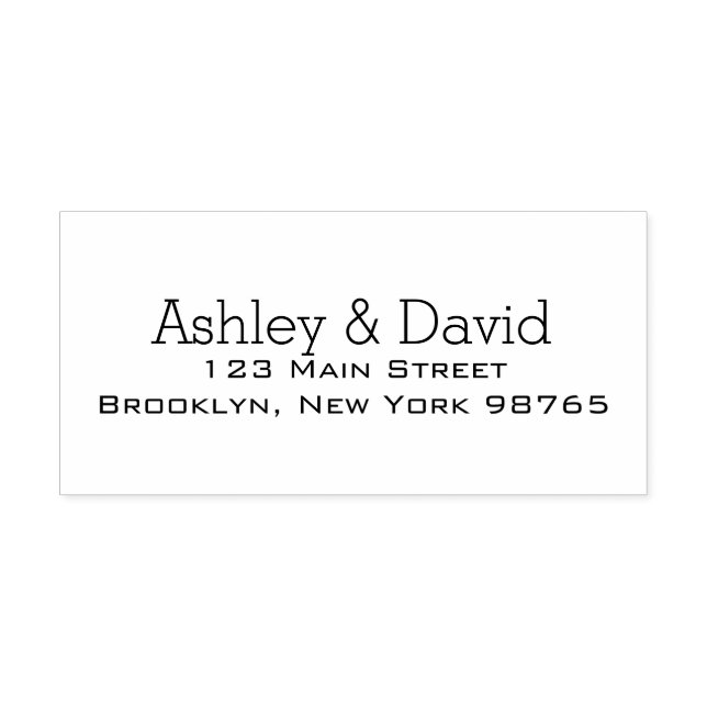 Basic Essential Return Address Self-Inking Stamp (Design)