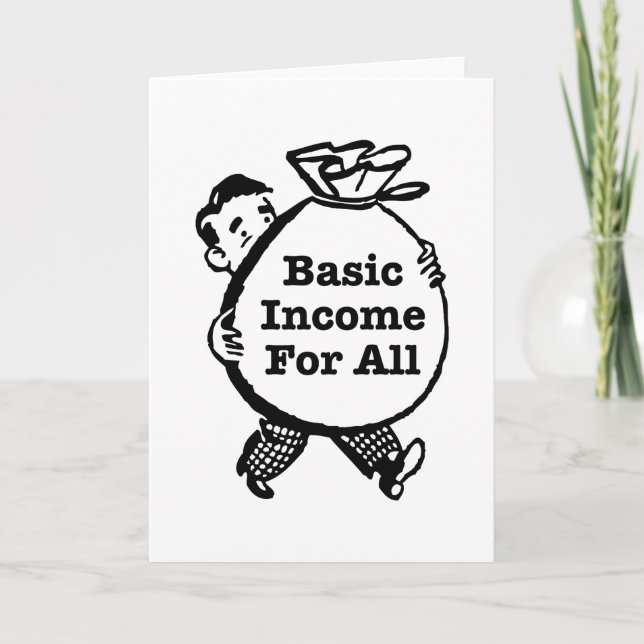 Basic Income For All Card (Front)