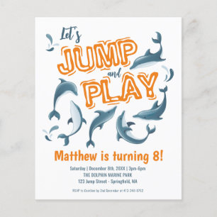 Basic Jump Play Dolphin Park Kids Party Birthday