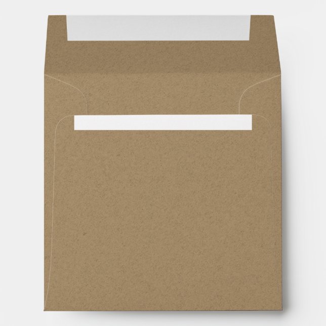 Basic Kraft Paper Square 5.25x5.25 Envelope (Back (Bottom))