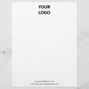 Basic Letterhead with Logo , E-mail and Website 