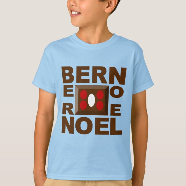Basic light blue T-shirt Design BERN  NOEL (Front)