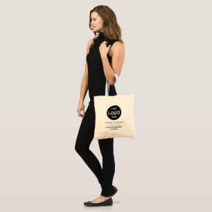 Basic Logo Custom Bag, Business or Shop Tote Bag