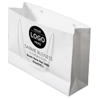 Basic Logo Custom Bag, Business or Shop Tote Bag