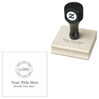 Basic Logo Custom Rubber Stamp