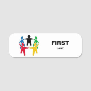Basic Logo Nametag Name Tag