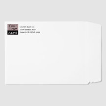 Basic Logo QR Code Business Envelope Mailers