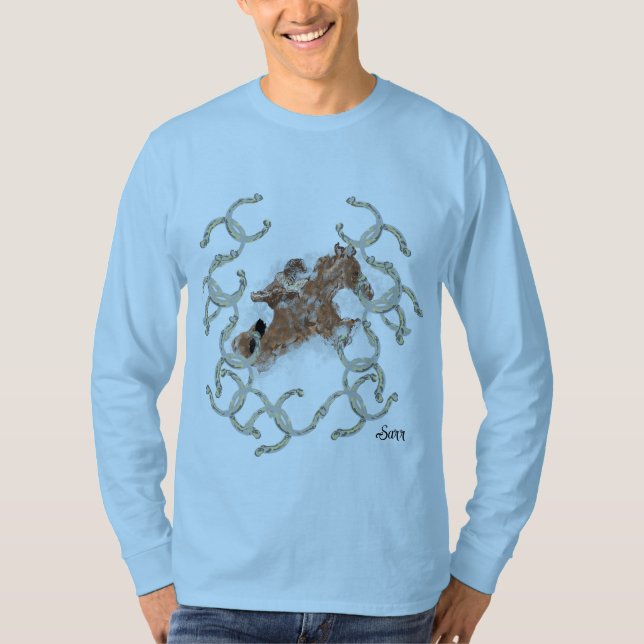 Basic Long Sleeve T-Shirt  : Chain Reaction  (Front)