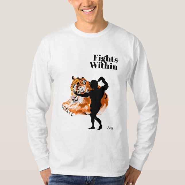 Basic Long Sleeve T-Shirt : Fights Within  (Front)