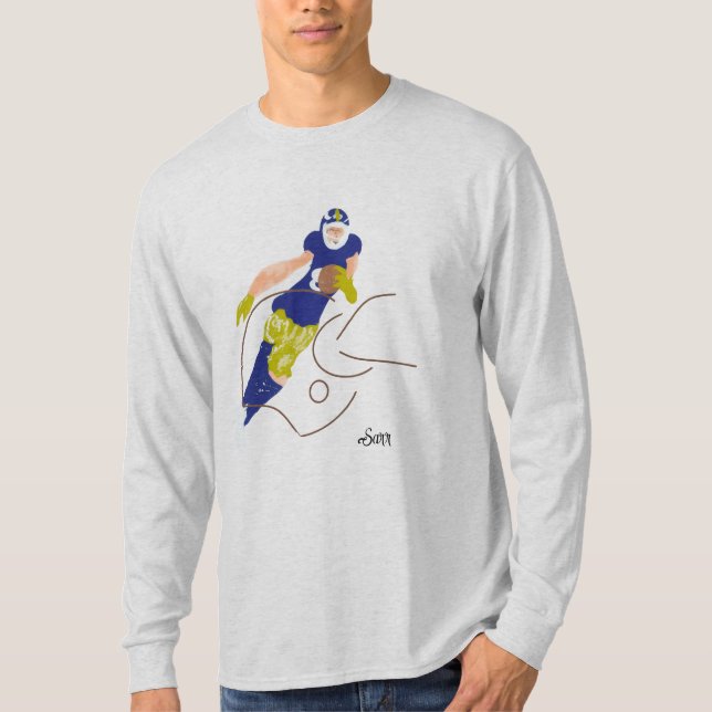 Basic Long Sleeve T-Shirt : The Kickoff (Front)