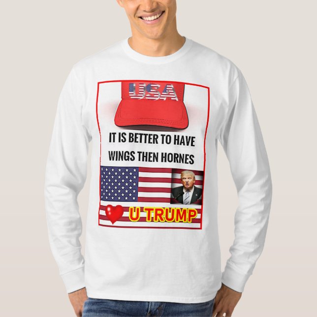 Basic Long Sleeve Tromp Lover T-Shirt (Front)