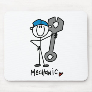 Basic Mechanic T-shirts and Gifts Mouse Pad
