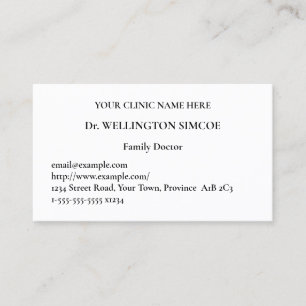 Basic, Minimal Business Card