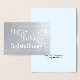 Basic, Minimal & Simple "Happy Birthday" Card