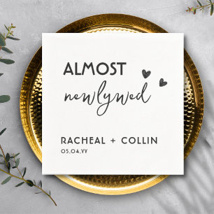 Basic Minimalist Simple Modern Rehearsal Dinner Napkin