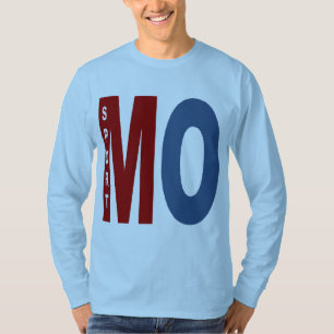 Basic MISSOURI SPORT sky blue T-shirt