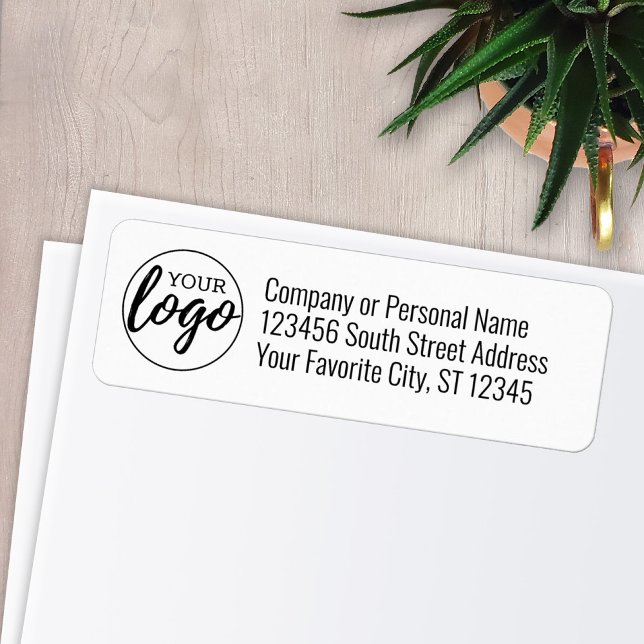 Basic Office Business Logo Address Label (Creator Uploaded)