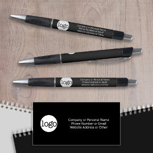 Basic Office Business Logo Text CAN EDIT black