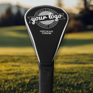 Basic Office Business Logo with Contact Info Golf Head Cover