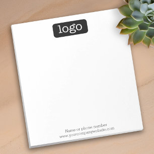 Basic Office or Business Logo or photo Notepad