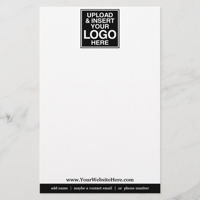 Basic Office or Business Logo Stationery (Front)