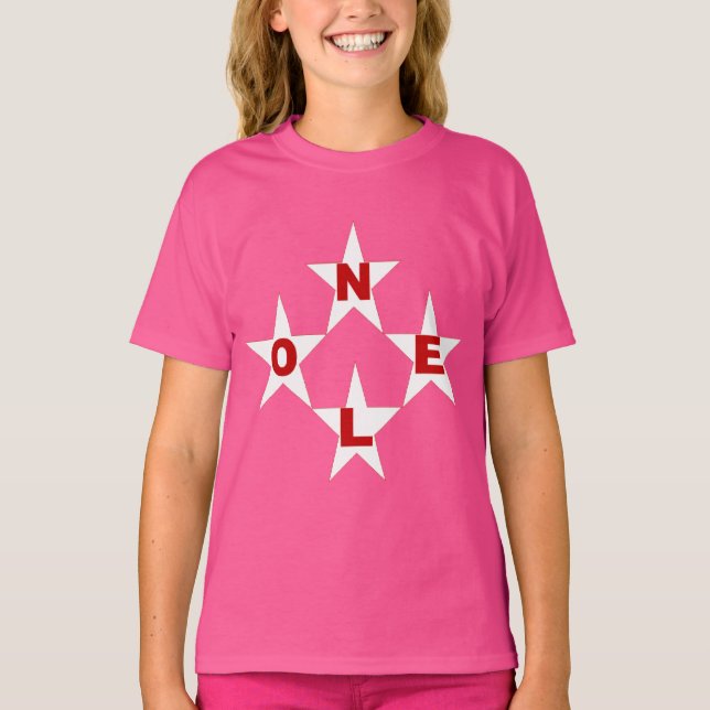 Basic pink Ouah Christmas Design T-shirt (Front)