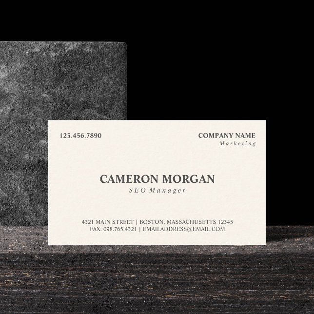 Basic Professional Business Card (Creator Uploaded)