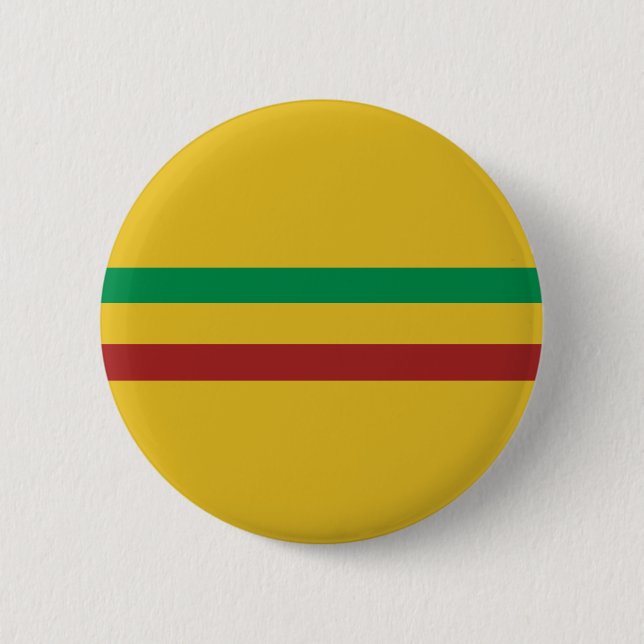 Basic Rasta Stripes 6 Cm Round Badge (Front)