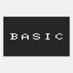 BASIC RECTANGULAR STICKER