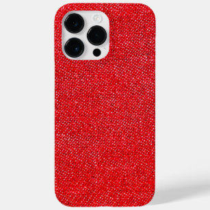 Basic Red Fabric  Case-Mate iPhone 14 Pro Max Case