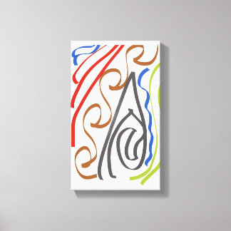 Basic ribbon art by RRW 2026 Canvas Print