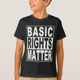 Basic Rights Protest Design For Democracy Sticker  T-Shirt