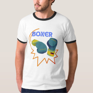Basic Ringer White and black colour T-Shirts