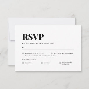 Basic RSVP Card