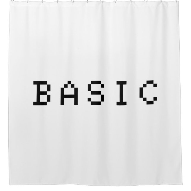 BASIC SHOWER CURTAIN (Front)