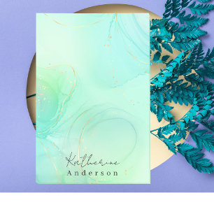 Basic Simple Minimalist Modern Monogram Post-it Notes