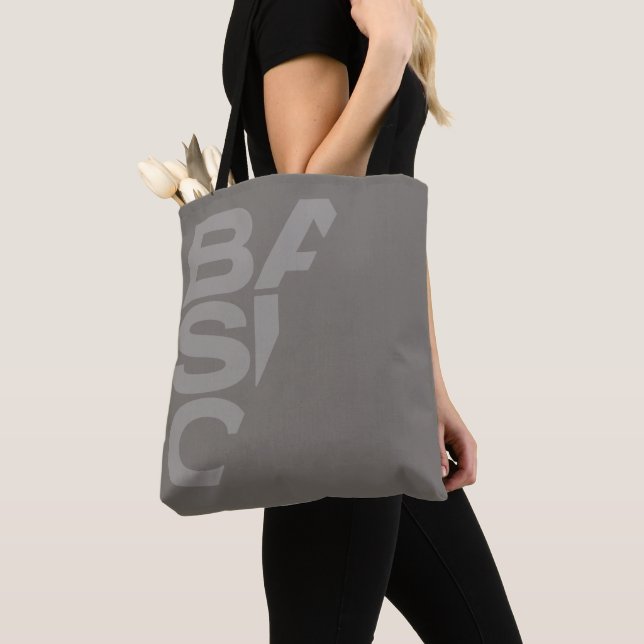 Basic Simple Modern Tote Bag (Close Up)