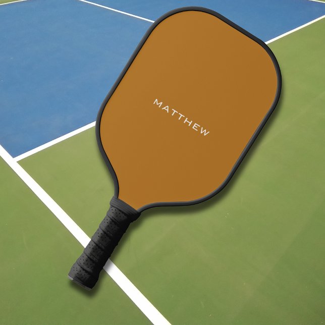 Basic Simple Monogram Monogrammed Professional Pickleball Paddle (Creator Uploaded)