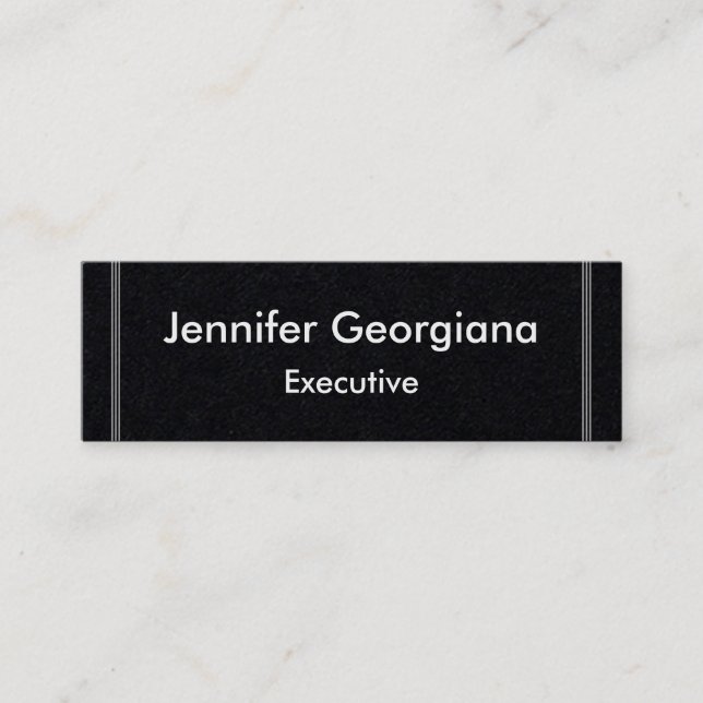 Basic & Simple Professional Business Card (Front)