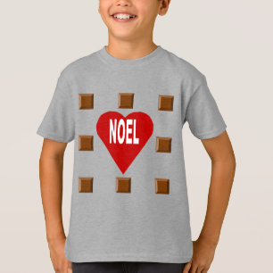 Basic steel kids t-shirt CHRISTMAS CHOCOLATE