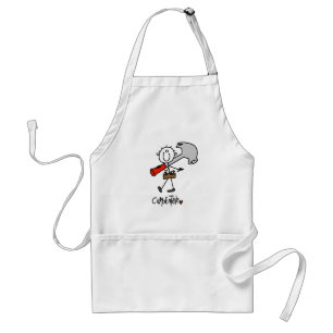 Basic Stick Figure Carpenter Tshirts and Gifts Standard Apron