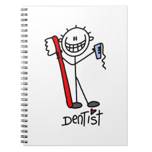 Basic Stick Figure Dentist Notebook