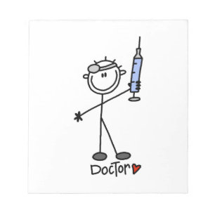 Basic Stick Figure Doctor Notepad